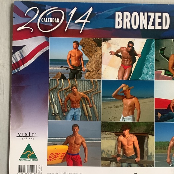 2014 Bronzed Aussie Boys Calendar - Picture 5 of 6